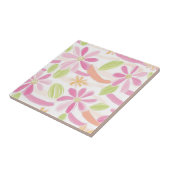 Carreau Fleur pastel rétro (2) (Côté)