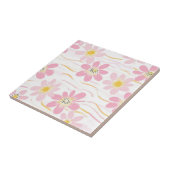 Carreau Fleur pastel rétro (4) (Côté)