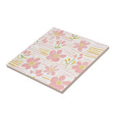 Carreau Fleur pastel rétro (6) (Côté)