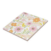 Carreau Fleur pastel rétro (7) (Côté)