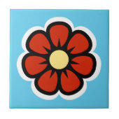 Carreau Fleur rétro (Devant)