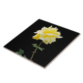 Carreau Fleur rose jaune (Côté)