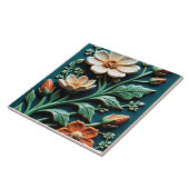 Carreau Fleur sauvage verdoyant (Côté)