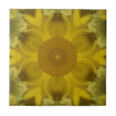 Carreau Fleur soleil éclate dorée (Devant)