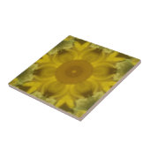 Carreau Fleur soleil éclate dorée (Côté)