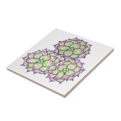 Carreau Fleur Succulente (Côté)