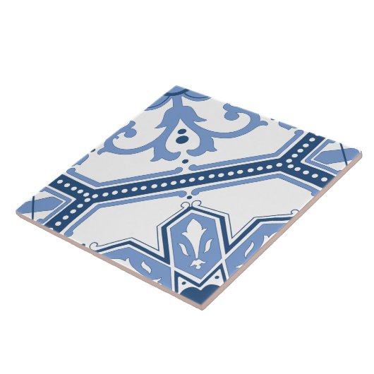 Carreau Fleur treillis (Côté)