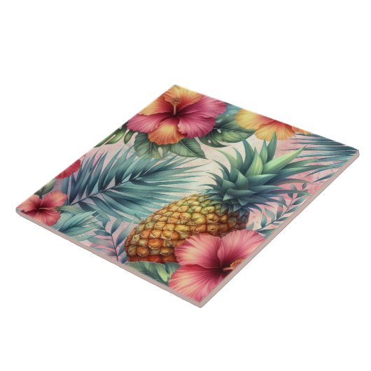 Carreau Fleur tropicale (Côté)