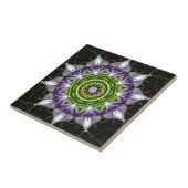 Carreau Fleur violette (Côté)