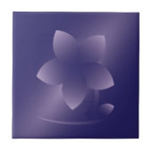 Carreau Fleur violette (Devant)