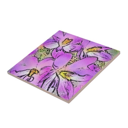 CARREAU FLEURS (Côté)