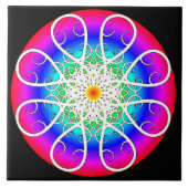 Carreau Fleurs Abstraites (Devant)