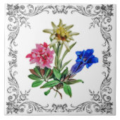 Carreau Fleurs alpines (Devant)