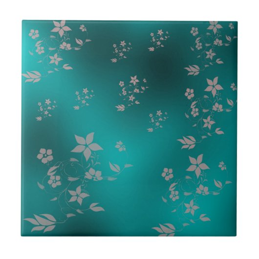 Carreau Fleurs asiatiques délicates (Devant)