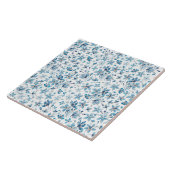 Carreau Fleurs bleues (Côté)