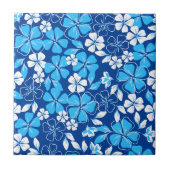 Carreau Fleurs bleues et blanches (Devant)