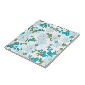 Carreau Fleurs Bleues, Motif Floral, Motif De Fleurs (Côté)