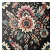 Carreau Fleurs Boho du soir (Devant)