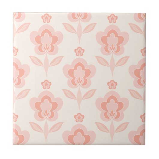 Carreau Fleurs Boho Rétro (Devant)