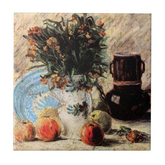 Carreau Fleurs, Café et Fruit de Vincent van Gogh (Devant)