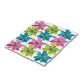 Carreau Fleurs colorées Fleurs (Côté)