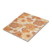 Carreau Fleurs colorées motif (Côté)