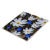 Carreau Fleurs Cosmos du jardin (Côté)