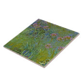 Carreau Fleurs d'Agapanthus (par Claude Monet) (Côté)