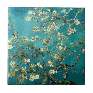 Carreau Fleurs d'amandier de Van Gogh Impressionnisme clas