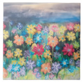 Carreau Fleurs dans Carrelage Pastels - Couleurs originale (Devant)