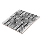 Carreau Fleurs d'aquarelle gris rose roma floral (Côté)