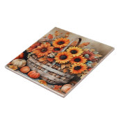 Carreau Fleurs d'automne (Côté)