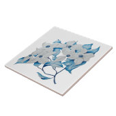 Carreau Fleurs de bois de chien sur un carrelage en cérami (Côté)