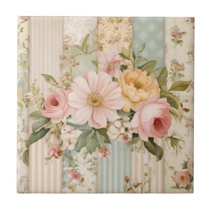 Carreau Fleurs de campagne vintage