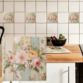 Carreau Fleurs de campagne vintage