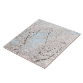 Carreau fleurs de cerisier (Côté)