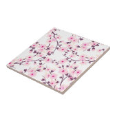 Carreau Fleurs de cerisier rose et blanc (Côté)