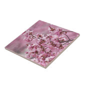 Carreau Fleurs de Cerisier Sakura Pastel Rose Calquees (Côté)