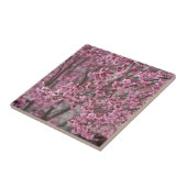 Carreau Fleurs de cerisier Sakura rose flottant (Côté)