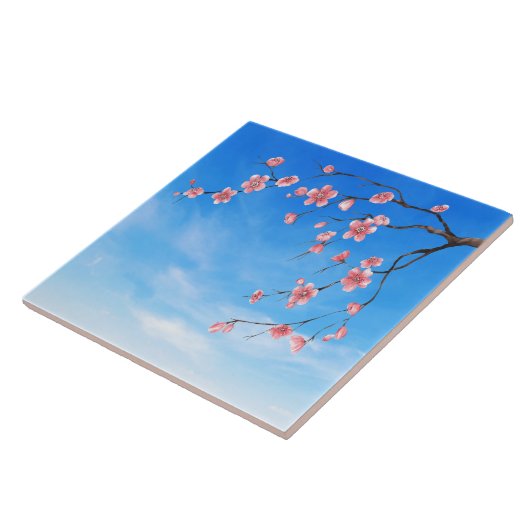 Carreau Fleurs de cerisiers (Côté)