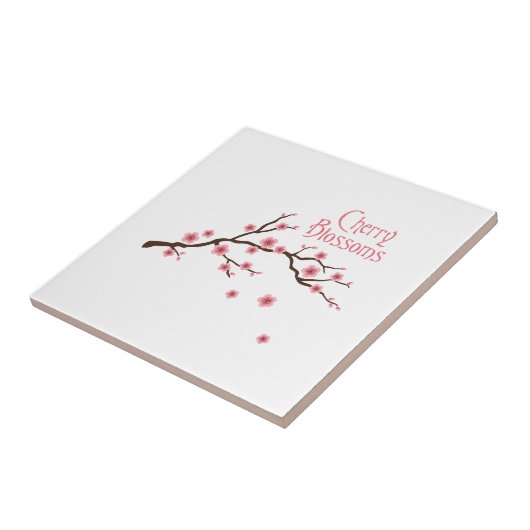 Carreau Fleurs de cerisiers (Côté)