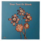 Carreau Fleurs de cône de pin (Devant)