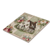 Carreau Fleurs de Cottage Vintage (Côté)