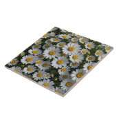 Carreau Fleurs de couvre-feu blanches (Côté)