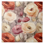 Carreau Fleurs de crème bourguignonne (Devant)