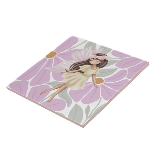 Carreau Fleurs de fées Filles (Côté)