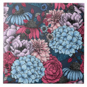 Carreau Fleurs de jardin (Devant)