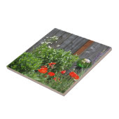 Carreau Fleurs de jardin à la barrière (Côté)