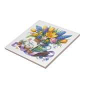 Carreau Fleurs de la Fête des Mères (Côté)