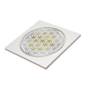 Carreau FLEURS DE LA VIE / Blume des Lebens - BiColor (Côté)